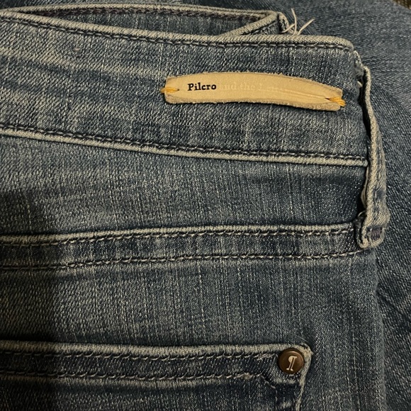 ANTHROPOLOGIE Pilcro and the Letterpress Stet Raw Hem Jeans Size 28 - Picture 5 of 11